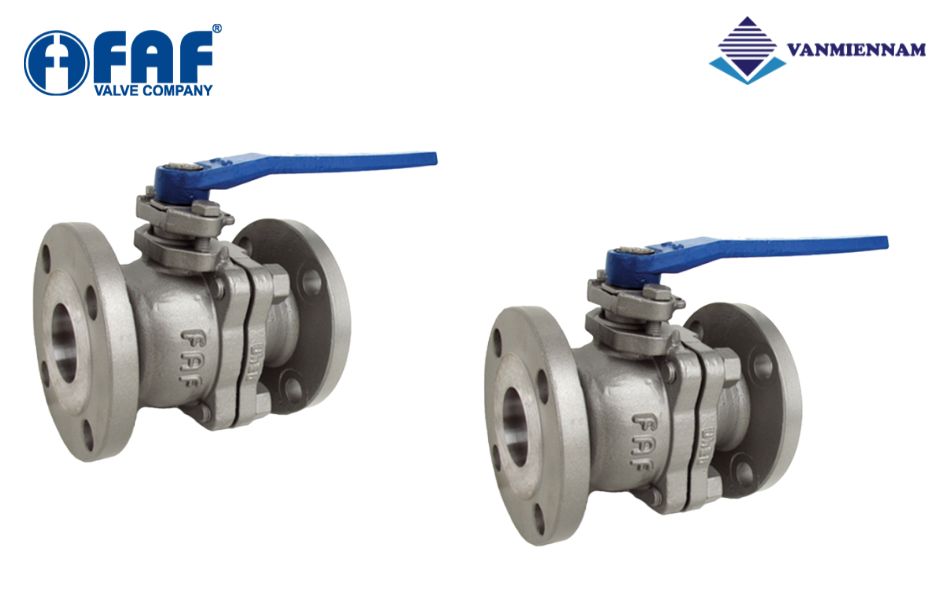 Chi tiết về van bi 2 mảnh nối bích FAF 1800