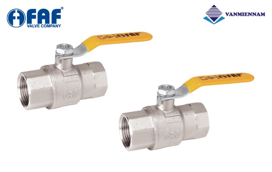 Chi tiết về van bi đồng nối ren khí gas FAF 4100