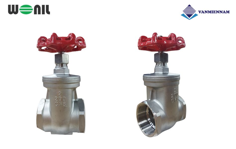 Chi tiết về van cổng ren inox Wonil DN50