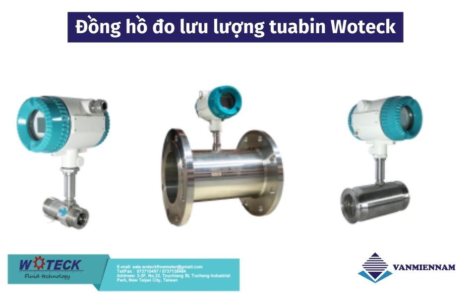 Đồng hồ đo lưu lượng dạng tuabin Woteck 