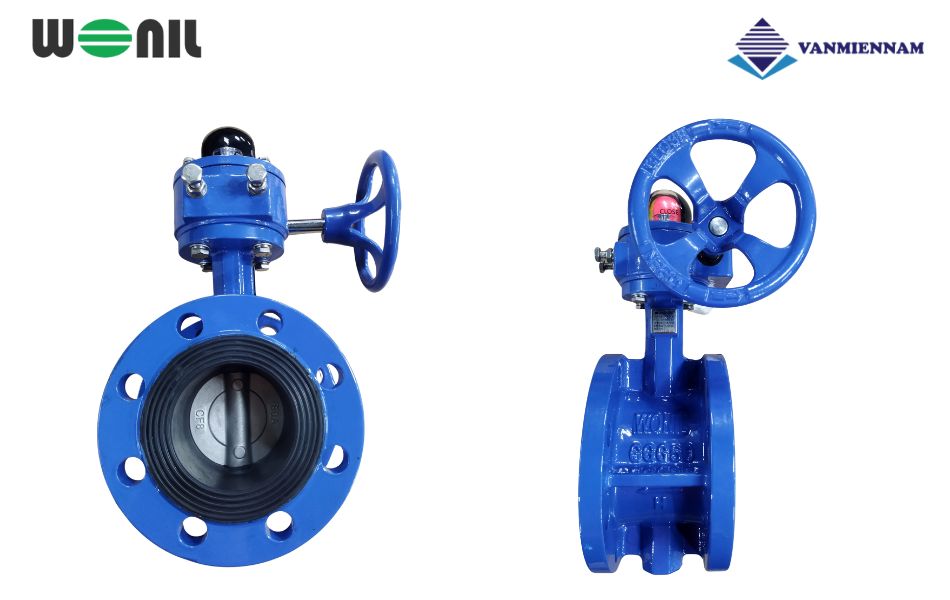 Giới thiệu về van bướm 2 mặt bích tay quay gang Wonil DN80