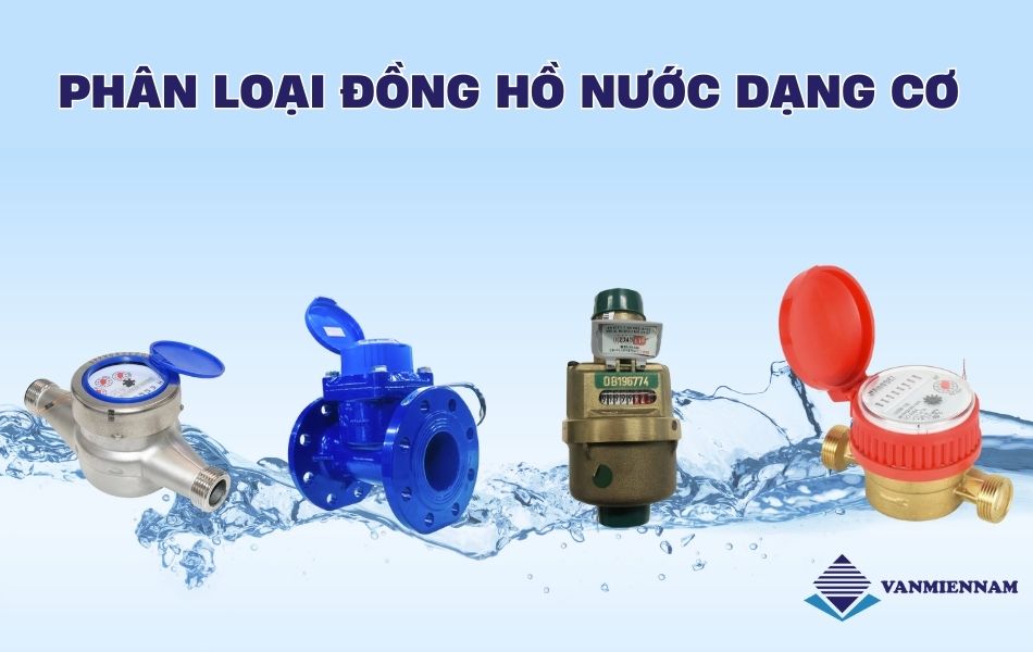 Phân loại đồng hồ nước dạng cơ