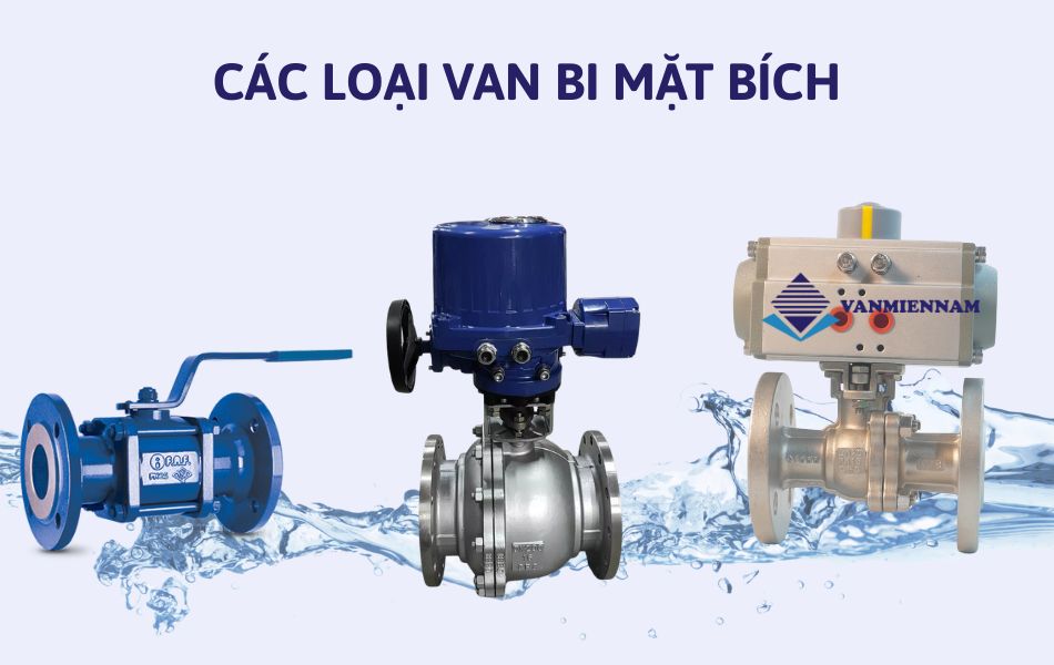 Phân loại van bi mặt bích theo điều khiển