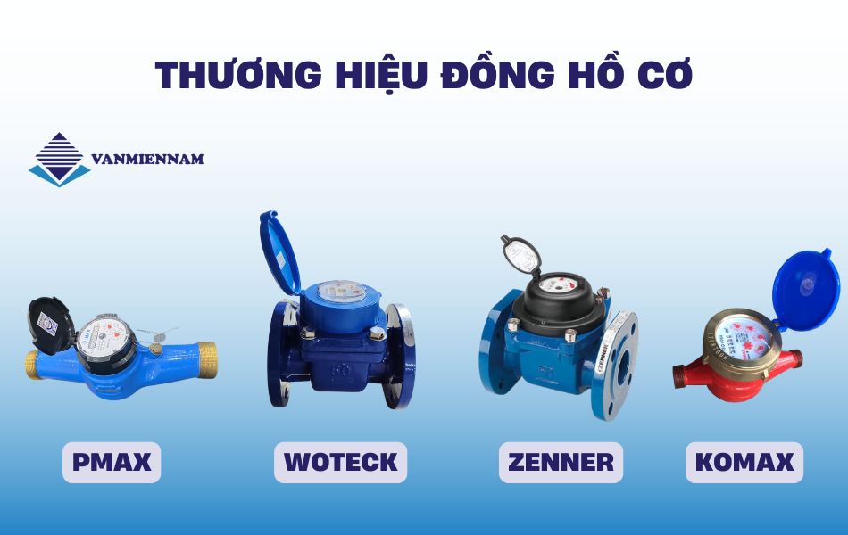 thương hiệu đồng hồ nước dạng cơ