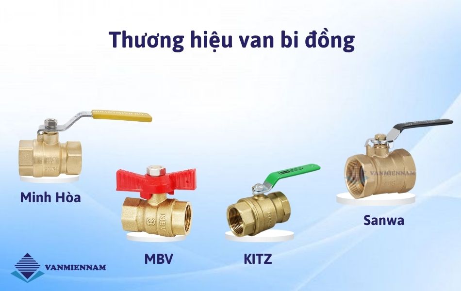Top 4 thương hiệu van bi đồng nổi tiếng hiện nay