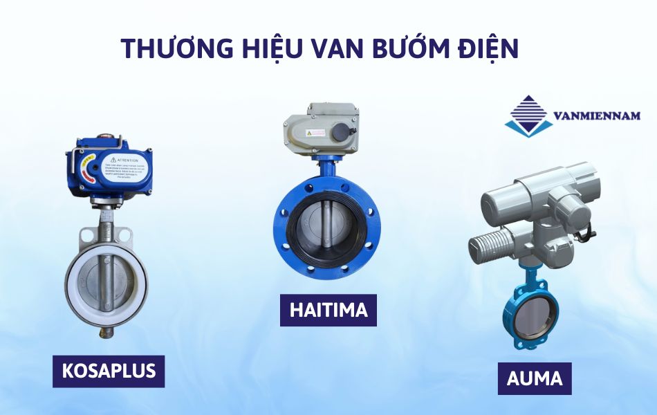 Thương hiệu van bướm điều khiển điện 