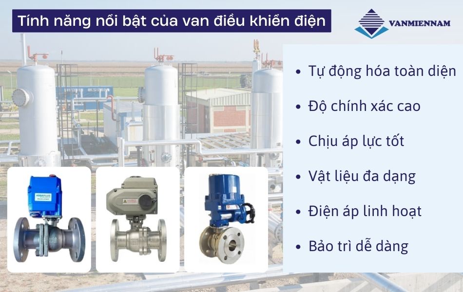Lợi thế vượt trội của van bi điều khiển bằng điện