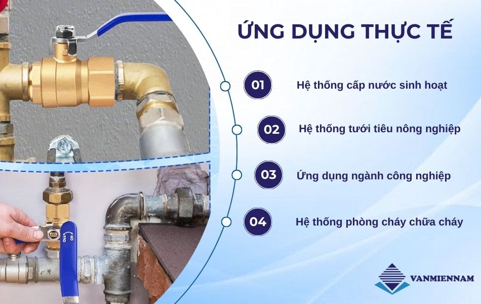 Môi trường phù hợp sử dụng van bi đồng