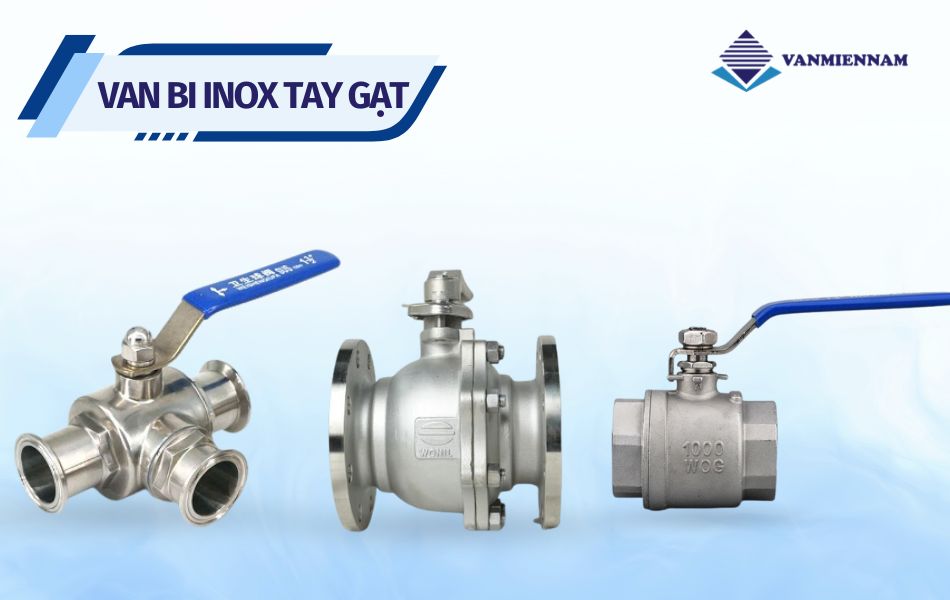 Van bi inox tay gạt