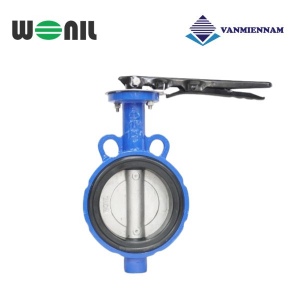 Van bướm tay gạt gang Wonil DN125