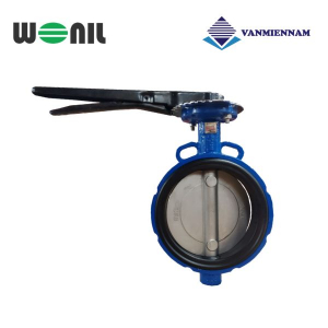 Van bướm tay gạt gang Wonil DN200