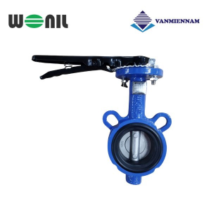 Van bướm tay gạt gang Wonil DN65