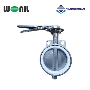 Van bướm tay gạt inox Wonil DN150