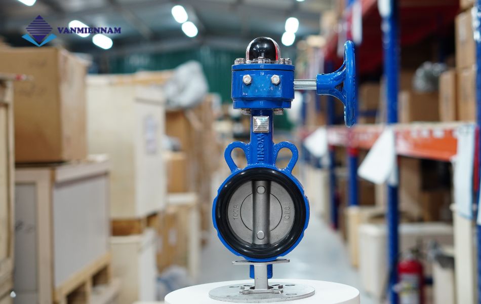 van bướm tay quay dn100 wonil