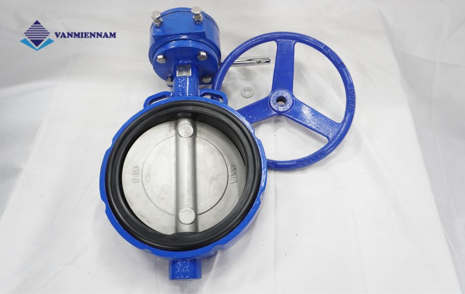 Van bướm tay quay gang Wonil DN200