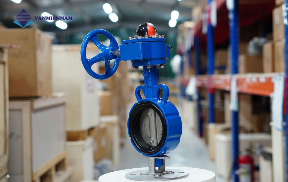 van bướm tay quay gang wonil dn100