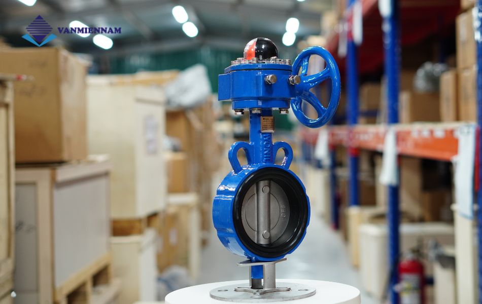 van bướm wonil tay quay dn100