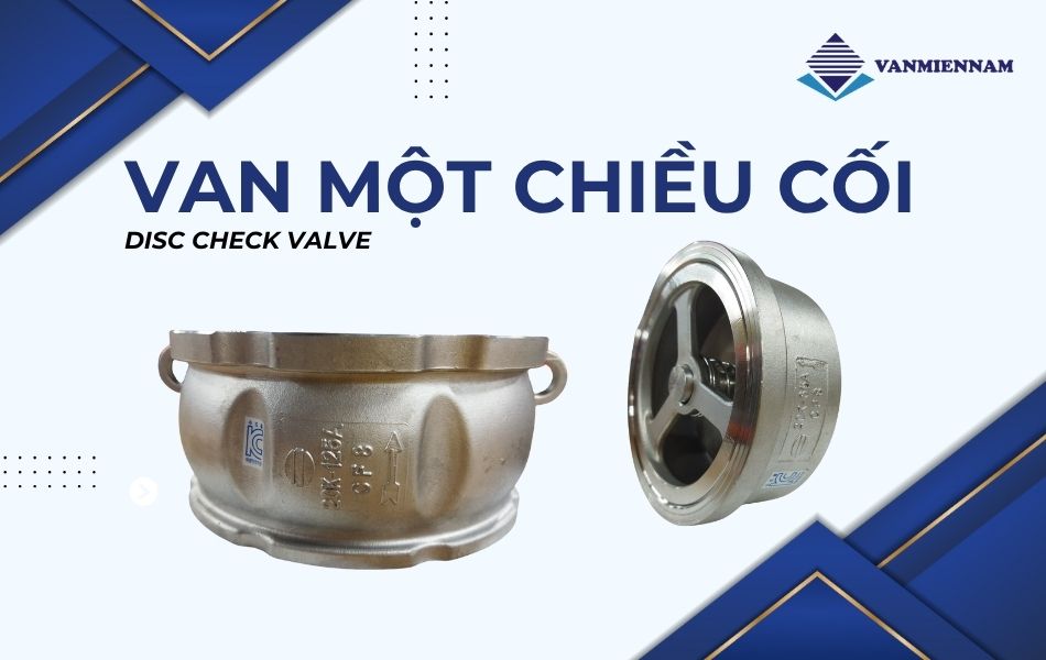 Van 1 chiều cối