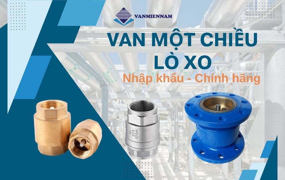 Van 1 chiều lò xo