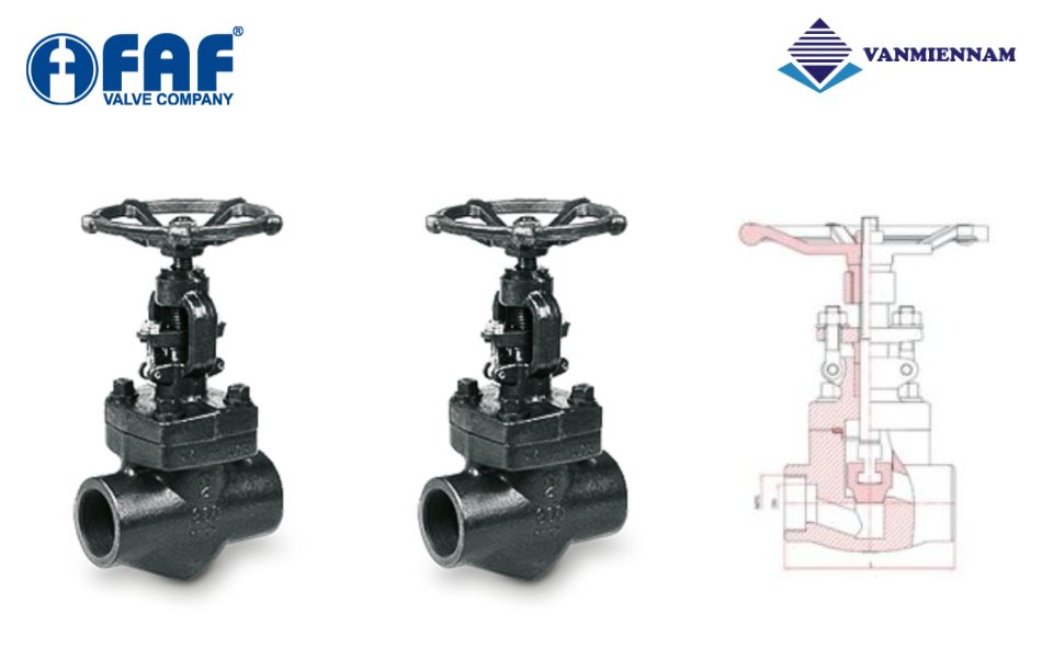 chi tiết Van cầu hơi thép rèn FAF 2140