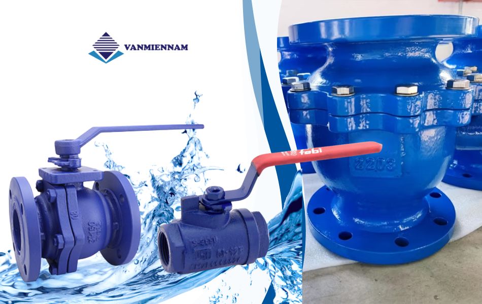 Phân loại van bi gang theo kết nối