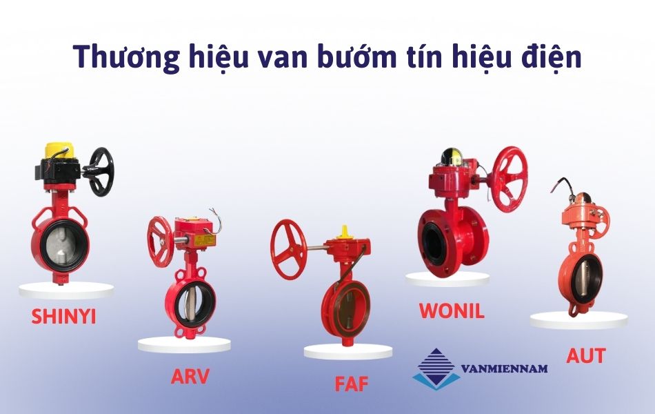 thương hiệu van bướm tín hiệu điện 