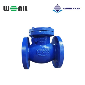 van 1 chiều lá lật gang mặt bích Wonil DN65