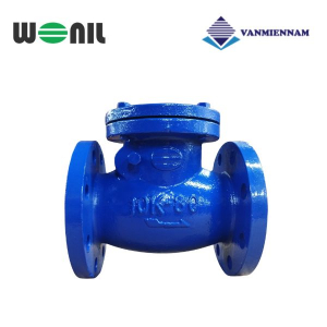 Van 1 chiều lá lật gang mặt bích Wonil DN80