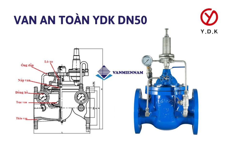 Van an toàn YDK DN50