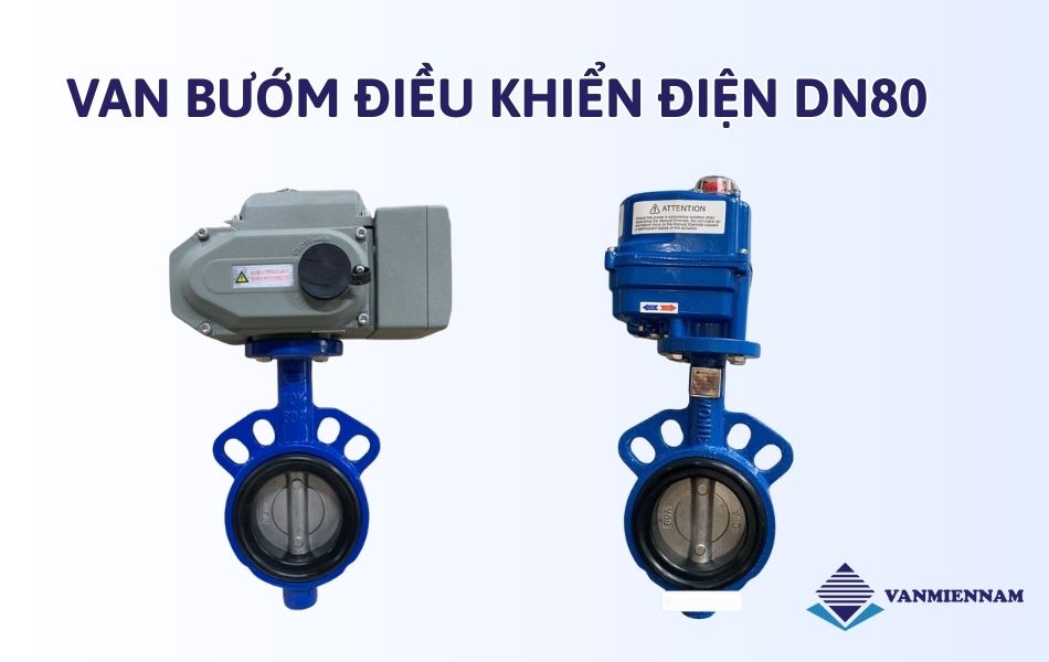 Van bướm điều khiển điện DN80