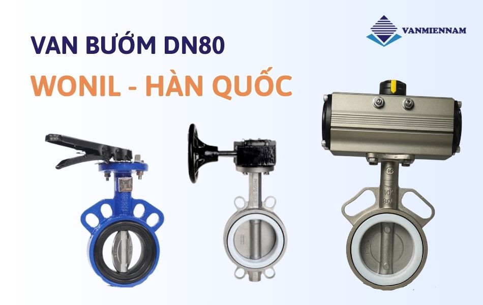 Van bướm DN80 Wonil