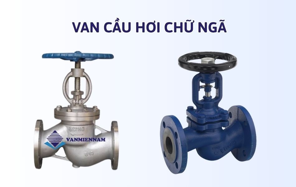Van cầu hơi chữ ngã