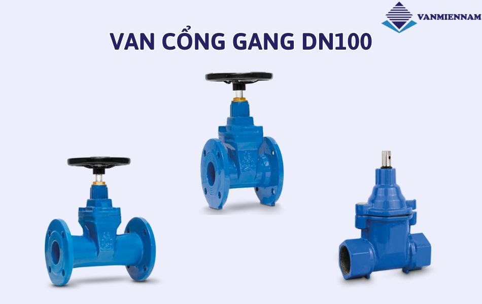 Van cổng gang DN100