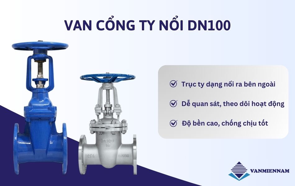 Van cổng ty nổi DN100