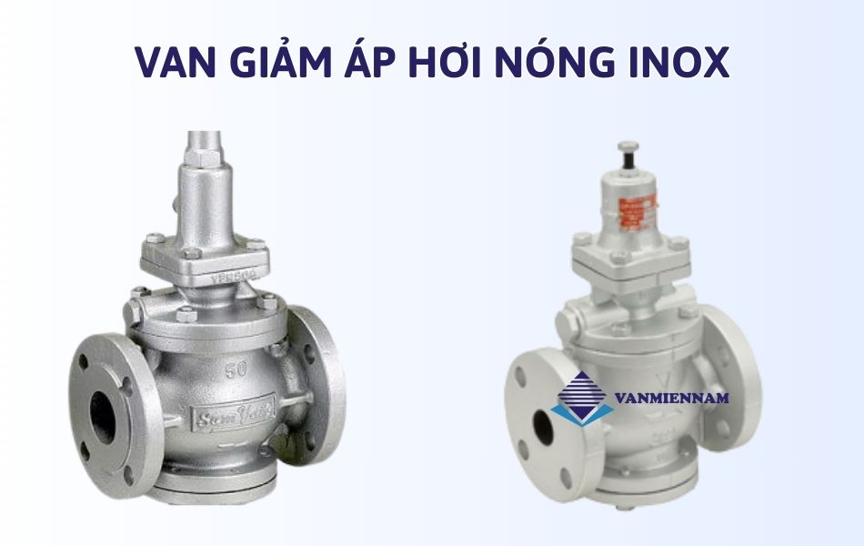 Van giảm áp hơi nóng inox