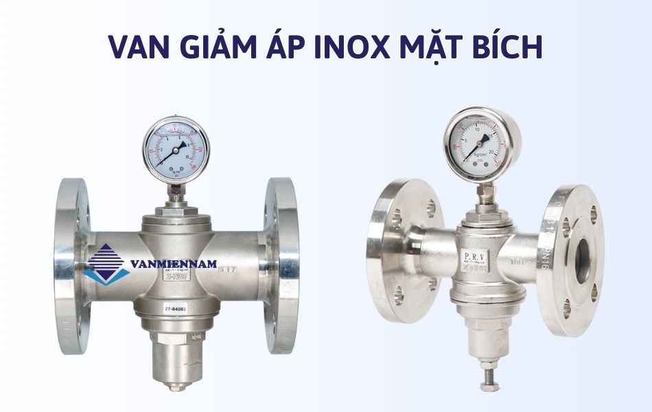 Van giảm áp inox mặt bích