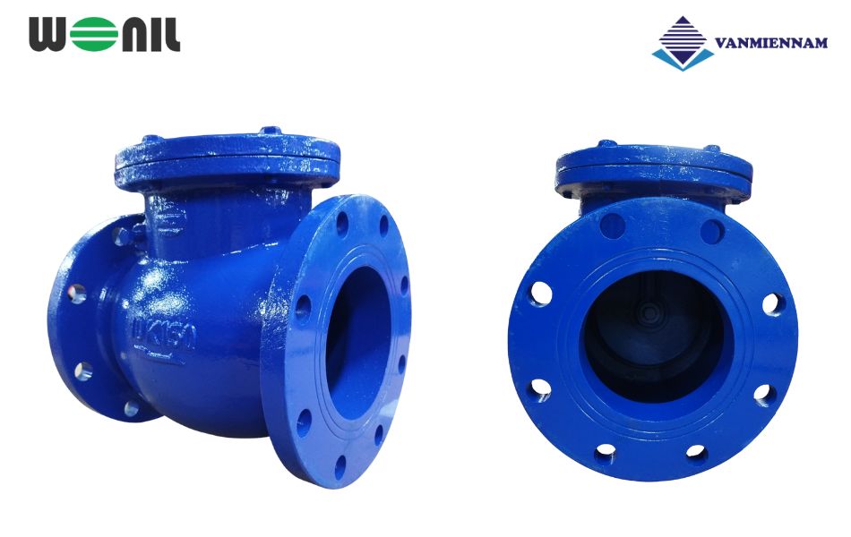 Khám phá van 1 chiều lá lật gang mặt bích Wonil DN150