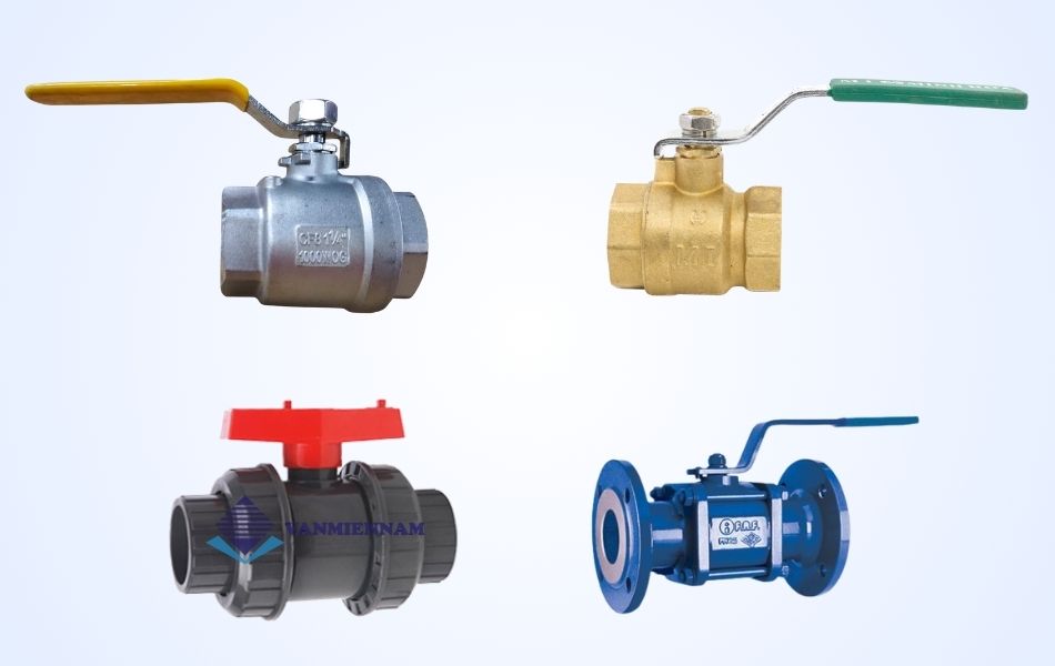 Phân loại van bi DN32 theo chất liệu 