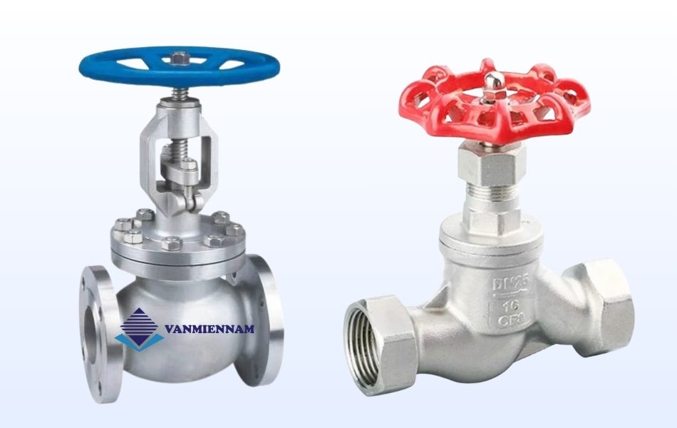 Phân loại van cầu inox theo thiết kế