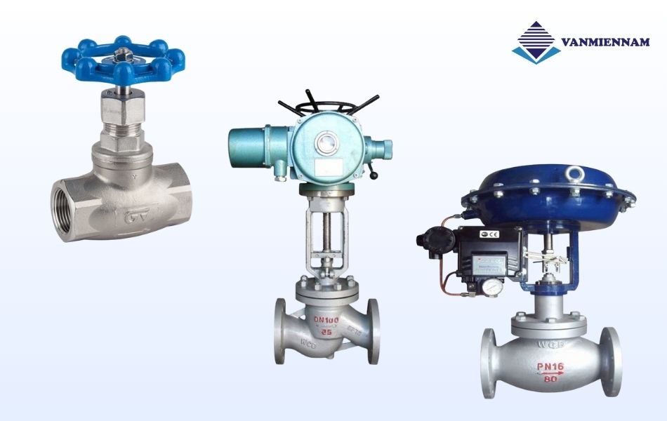 Phân loại van cầu inox theo vận hành