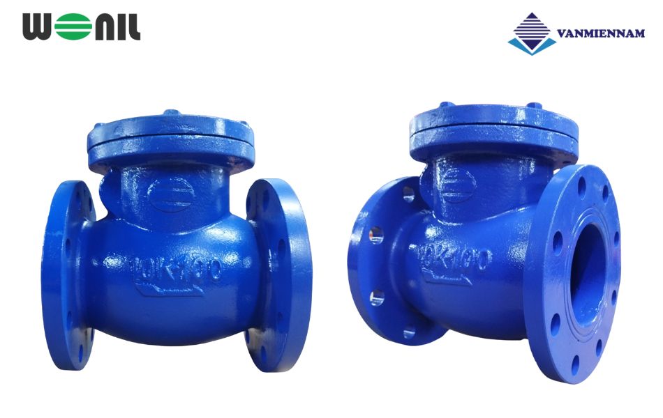 Giới thiệu về van 1 chiều lá lật gang mặt bích Wonil DN100