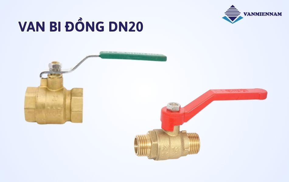 Van bi đồng DN20