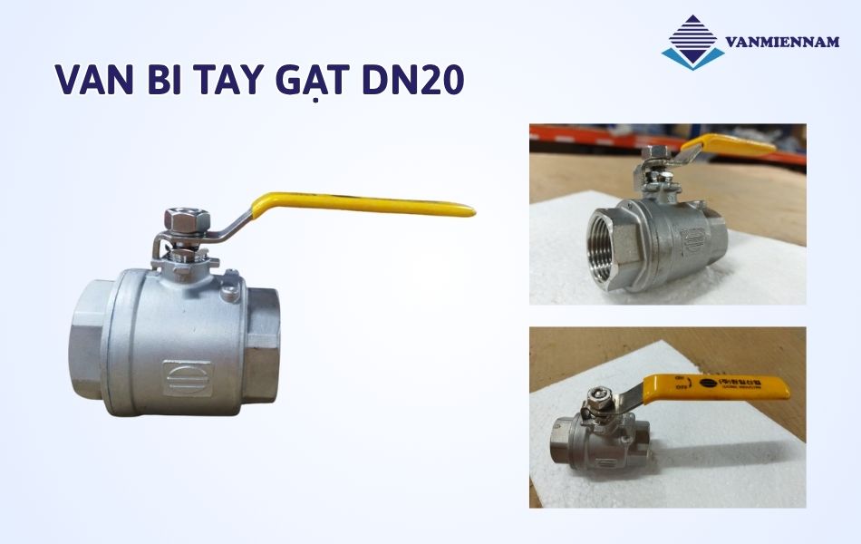 Van bi tay gạt DN20