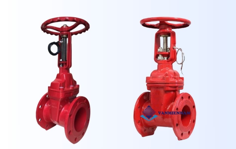 Van cổng gang Wonil tín hiệu điện