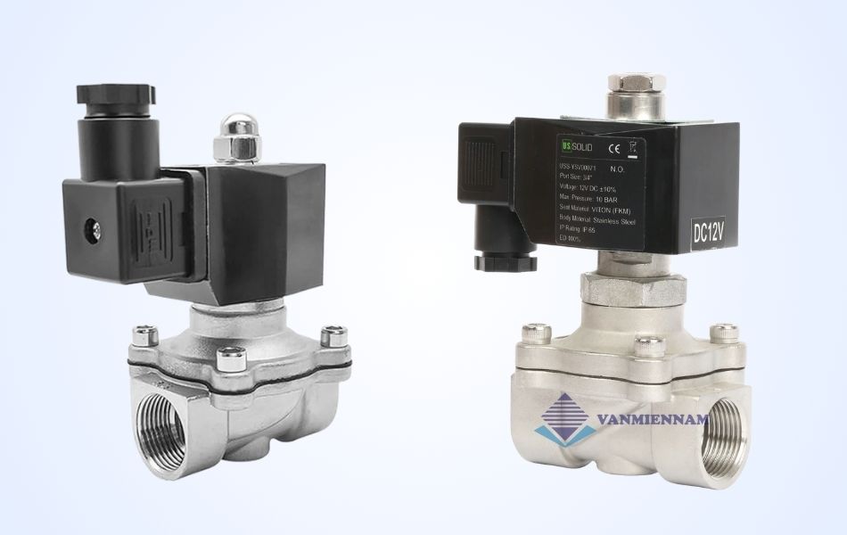 Van điện từ thường mở inox
