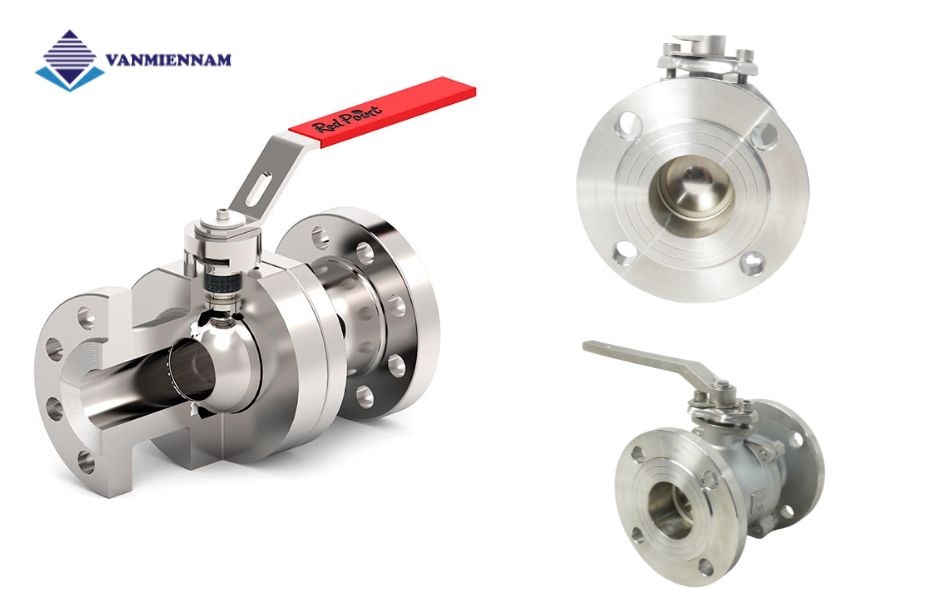 Cấu tạo van bi tay gạt DN65