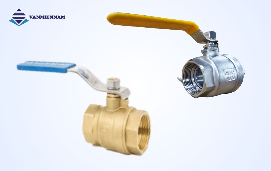 Phân loại van bi tay gạt dn32 theo chất liệu