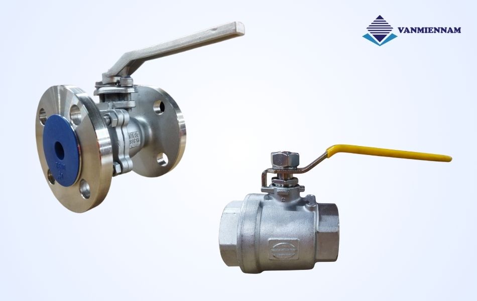 Phân loại van bi tay gạt dn32 theo kết nối