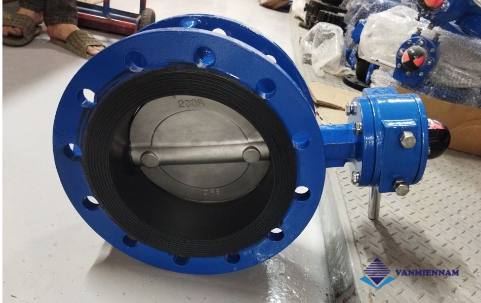 Ứng dụng van bướm tay quay DN200