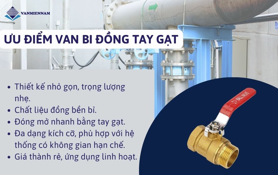 Đánh giá ưu, nhược điểm của van bi tay gạt đồng